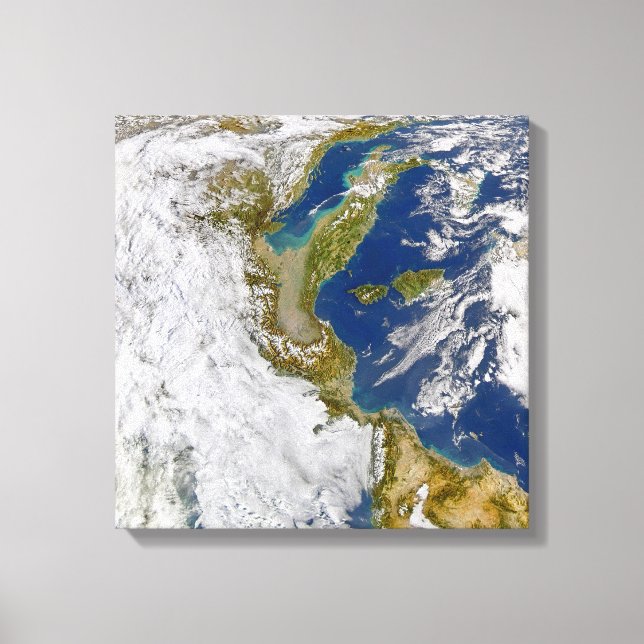 Toile Italie Et Mer Adriatique. (Recto)
