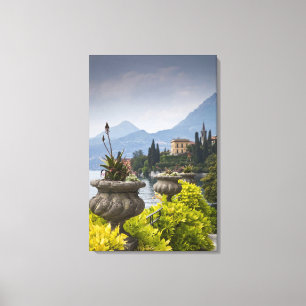 Toile Italie, province de Lecco, Varenna. Villa Monaster