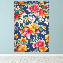 Toile Italien Extraordinaire été brillant modèle floral
