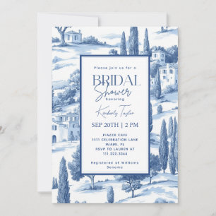 Toile Italien Italienisches Brautparty Einladung