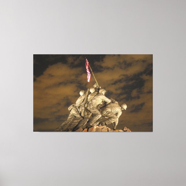 Toile Iwo Jima Memorial Arlington VA (Recto)