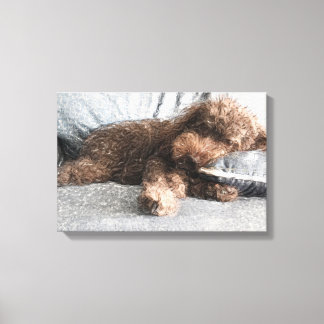 Toile J' ❤️ Naps le caniche