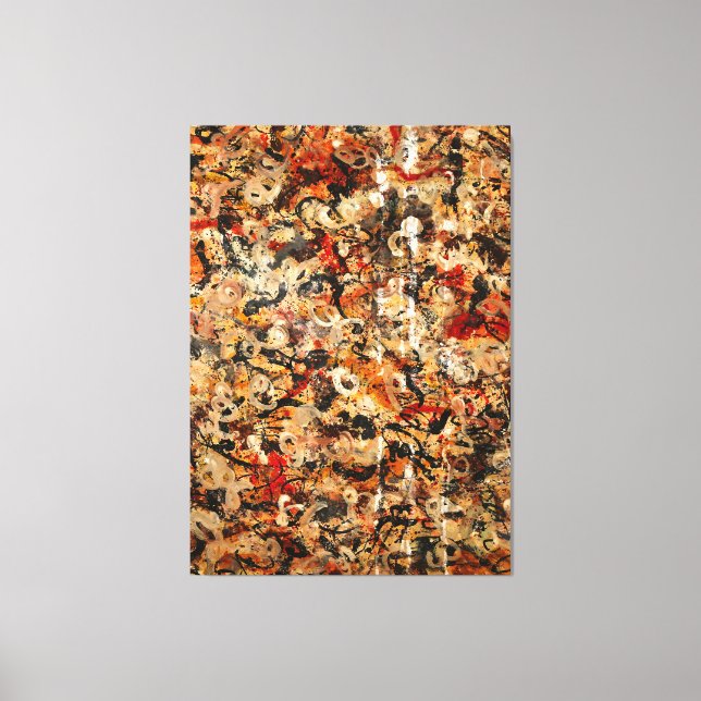 Toile J. P. - INTITULÉ - c. 1945-1949 - Peinture d'actio (Recto)