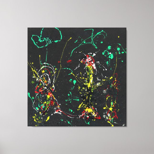 Toile J. P. - Numéro 17 FIREWORKS - 1950 - (Recto)