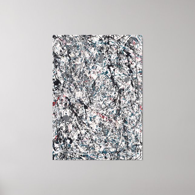 Toile J. P. - Numéro 19 - 1948 - Peinture d'action - (Recto)