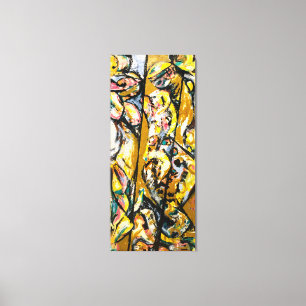 Toile J. P. - RITUAL - 1953 - Expressionnisme Abstrait -