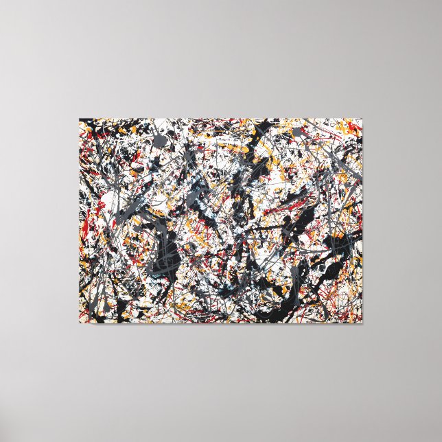 Toile J. P. SILVER au-dessus de BLACK, WHITE, JAUNE & RO (Recto)