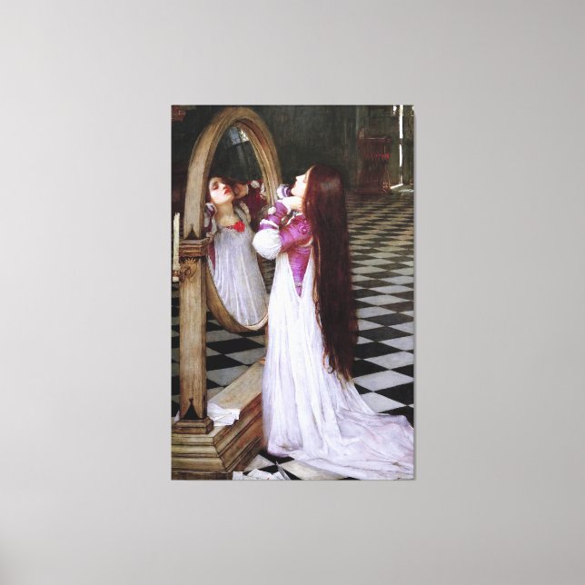 TOILE J. W. WATERHOUSE - MARIANA DANS LE SUD - 1897 - (Recto)