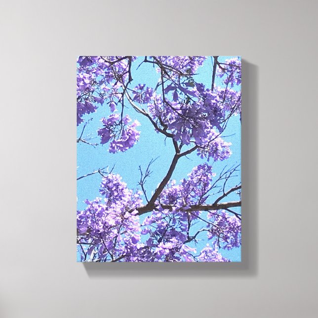 Toile Jacaranda Blossoms (Recto)