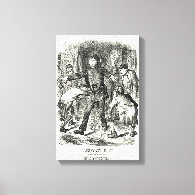 Toile Jack the Ripper - Blind Man's Buff, 1888 (Recto)