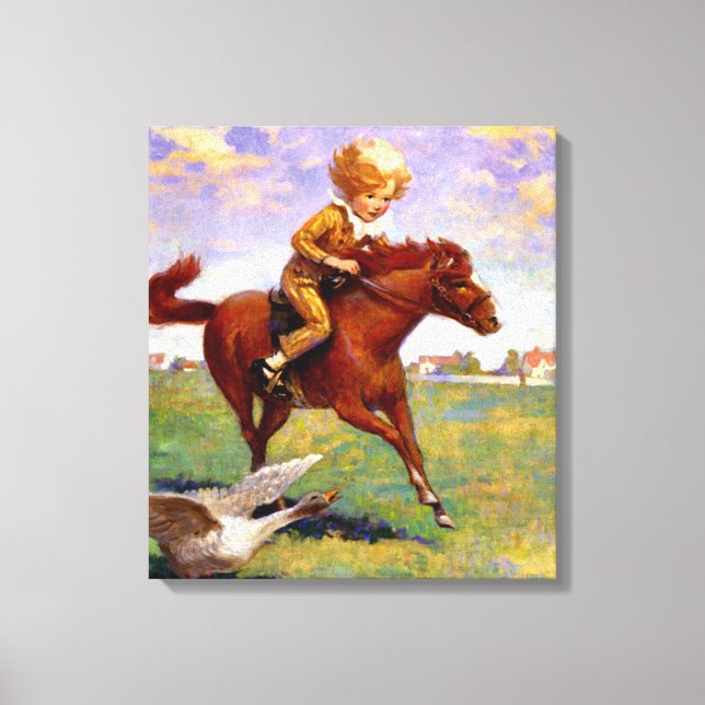 Toile "Jackanapes" par Jessie Willcox Smith (Recto)