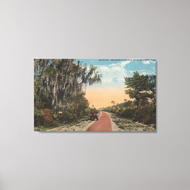 Toile Jacksonville, Floride - Vue de John Anderson (Recto)
