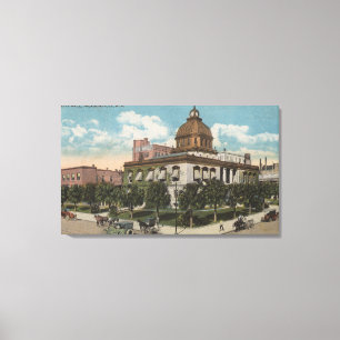 Toile Jacksonville, Floride - Vue extérieure de la ville
