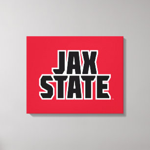 Toile Jacksonville State University JAX STATE Bold Text