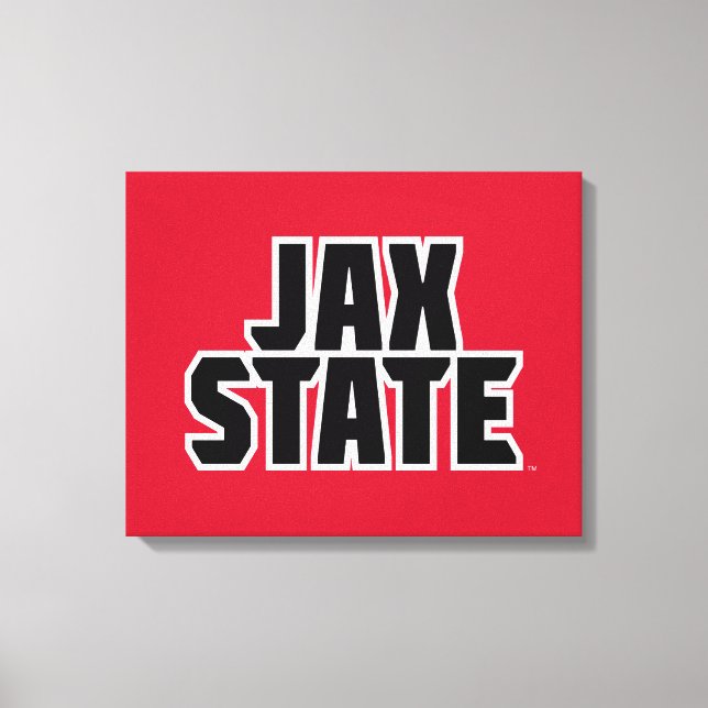 Toile Jacksonville State University JAX STATE Bold Text (Recto)