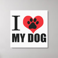 J'aime mon chien jeter l'oreiller