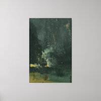 James McNeill Whistler - Nocturne en or noir