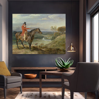 Toile James Ward Chasse au Staffordshire Cheval Peinture