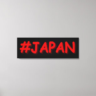 Toile "#JAPAN" Joli Design. Commandez dès maintenant 