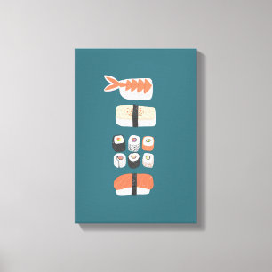Toile Japonais Sushi Nigiri Maki