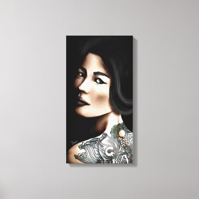 Toile Japonaise tatouée (Recto)