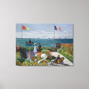 Toile Jardin à Sainte-Adresse, Peinture célèbre