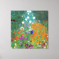 Jardin aux fleurs, Gustav Klimt