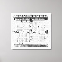 Jardin botanique de Leiden (gravure) (photo b/w)