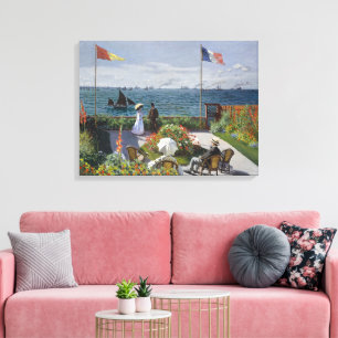 Toile Jardin de Claude Monet à Sainte-Adresse Art imprim