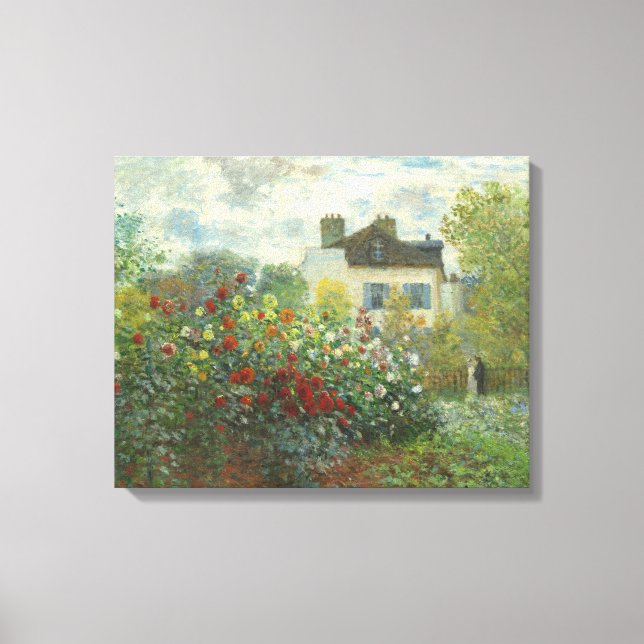 Toile Jardin des artistes de Monet dans Peinture d'Argen (Recto)
