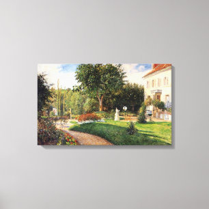 Toile Jardin des Mathurins à Pontoise par Pissarro