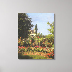 Toile Jardin florissant de Sainte Adresse par Claude Mon