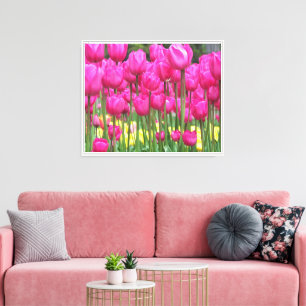 Toile Jardin rose Tulip Floral