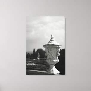 Toile Jardins du manoir Belle Urn