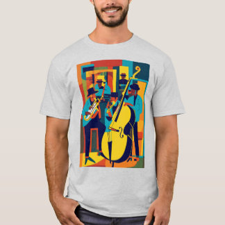 Toile Jazz Harmony : T-shirt Art Abstrait
