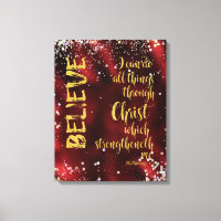 Je Peux Faire Tout Par L'Écriture Christ KJV