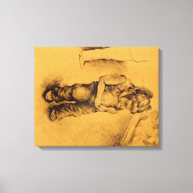 Toile Je suis perdu (Recto)