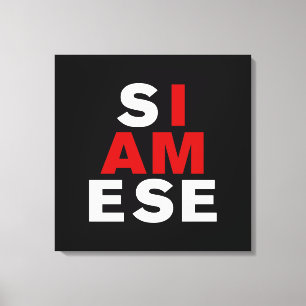 TOILE JE SUIS SIAMOIS