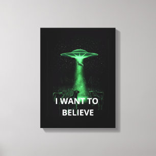Toile Je veux croire, Film Rétro 90s, Alien UFO