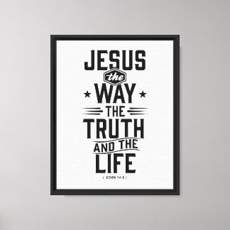 Toile Jean 14:6