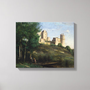 Toile Jean-Baptiste-Camille Corot - Ruines du Château