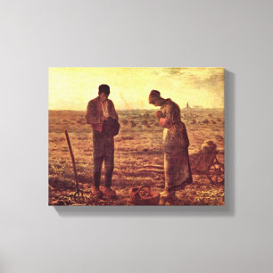 Toile Jean-François Millet - Prière du soir