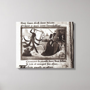 Toile Jeanne d'Arc