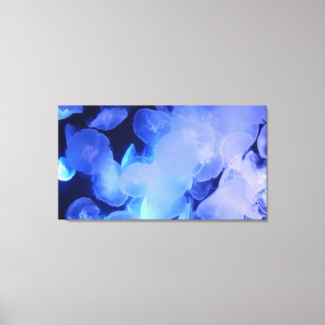 Toile JELLYFISH SUR CANVAS 20 "x 16" (Recto)