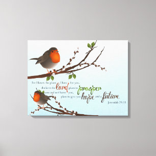 Toile Jeremiah 29:11 Premium Wrapped Canvas (Gloss)