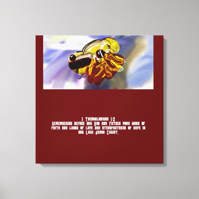 Toile Jésus amour (Recto)