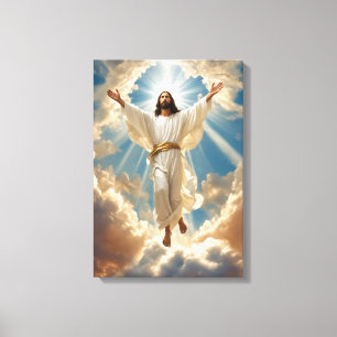 Toile "Jésus Canvas Mur Art - Inspirationnel Religieux D