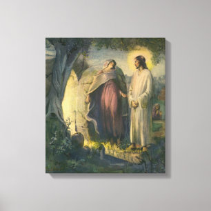 Toile Jésus-Christ ressuscité par le tombeau par ML Gree