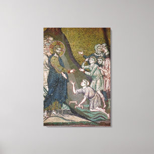 Toile Jésus guérissant estropiée et les aveugles
