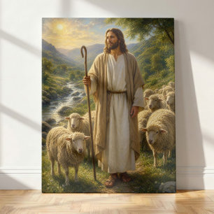 Toile Jésus le Bon Berger à Golden Valley